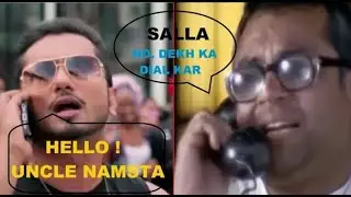 Yo Yo Honey Singh And Babu Rao Funny Call Dubbing | Flying Boys