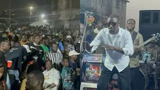 MASSIVE CROWD AS TIRI LEATHER PLAYS FOR HIS CHILDHOOD AREA