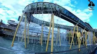 Aqua Gaudi Video by GOPRO hero 7 Black (Wasserbahn)WATER ROLLER COASTER - Praterstern,Vienna,Austria
