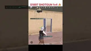 S1897 SHOTGUN 1v4 clutch 🔥 | Wait for end | #shorts #viralshorts #bgmi #pubgmobile