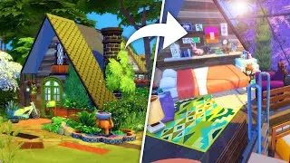 КРАСОЧНЫЙ ЭКЛЕКТИЧНЫЙ МАЛЕНЬКИЙ ДОМИК // Sims 4 Скоростное строительство