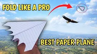 Fastest Paper Airplane You Can Make at Home || how to make paper plane || plane 