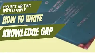 knowledge gap with example #HowToWriteKnowledgeGap