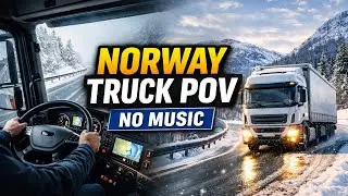 Winter Truck Drive in Sk&aring;la | Real Cabin Sounds