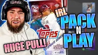 OPENING PACKS AND HITTING DINGERS! IRL PACK N PLAY MADNESS! MLB THE SHOW 21 RANKED SEASONS!