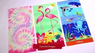 Personalized Kids&rsquo; Beach Towels