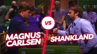 MAGNUS CARLSEN VS SHANKLAND II 2024 FIDE World Blitz Championship R5