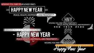 Happy New Year 2020 Pngs Zip File By- Shobi Editx