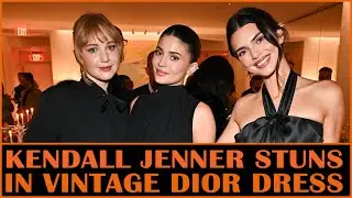 Кендалл Дженнер блистает в винтажном наряде Dior на эксклюзивном ужине