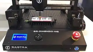 Sastra Robotics Dimenzio- Touch Screen testing robot playing piano