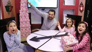 تحدي كراتين الهدايا العملاقة ll بأكبر عجلة حظ بالعالم ll كسبت موبايل
