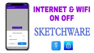 Internet & Wifi Connection Enable Disable Sketchware App | Turn on and off Internet & Wifi Network