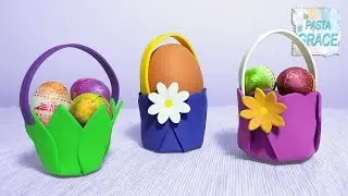 Cestino Porta Ovetti con la Gomma Eva | Decorazione pasquale