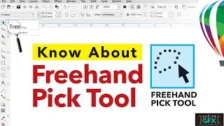 Freehand Pick Tool in CorelDRAW | How to use Freehand Pick Tool in CorelDRAW | हिन्दी