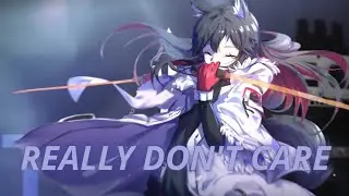 [Nightcore] Demi Lovato - Really Don't Care ft. Cher Lloyd (Lyrics)