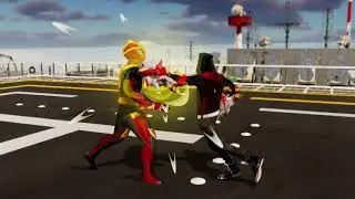 🔥Epic Showdown! Superhero Battle on Aircraft Carrier | Unreal Engine Fight Scene