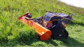 Mulčer/Malčer/Flail mower ROBO ALPIN 130 & IRUS DELTRAK 25