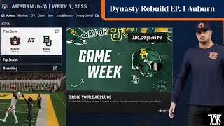 Dynasty Rebuild: Can I return the Auburn Tigers to glory?