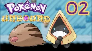 Pokemon Unbound Splitscreen Walkthrough - Part 2 | Icicle Cave!