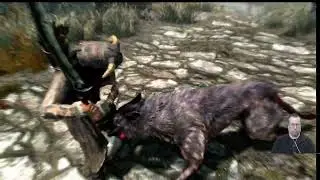 Skyrim Playthrough, Dark Elf Mage run, Destruction Magic, Bow, Sword & Shield with thew512, part 3