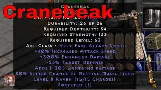 D2R Unique Items - Cranebeak (War Spike)