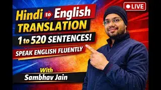 🔴 Live Spoken English | 600 Imperative Sentences Practice | Command Sentences in English | (301-600)