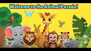 Kiddie Animal Parade | Jungle Party | Lion #elephant #lion #animals #animalparade