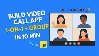 Build Video Call App with ZEGOCLOUD | 1-on-1 & Group Video Chat using HTML, CSS & JavaScript