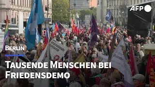 Tausende Menschen bei Friedensdemo in Berlin | AFP