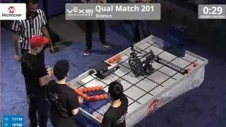 VEX Worlds 2016 - VEXIQ Middle School - Science - Qual 201 (11110 10700) 92