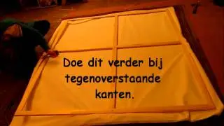 Hoe span je een doek op