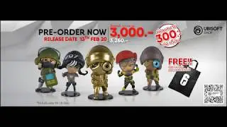 Ubisoft Six Collection figurines 3 facebook cover