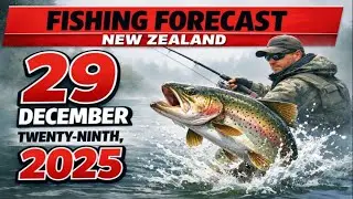 FISHING FORECAST in New Zealand for December twenty-ninth, two thousand twenty-five: Drop Everythin