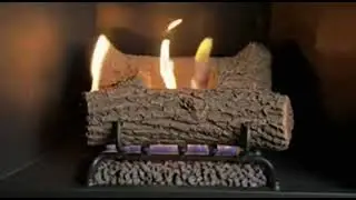 Warm Gas Log Fireplace Ambience 🔥 | 2 Hours of Gas Log Fireplace | Relax, Sleep, Study