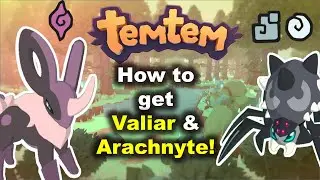 How to find VALIAR & ARACHNYTE! - Spawn Location Guide - Temtem Arbury Update