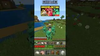 Minecraft Anime Jutsu Addon🥷🏻 (PART 2) #minecraft #shorts