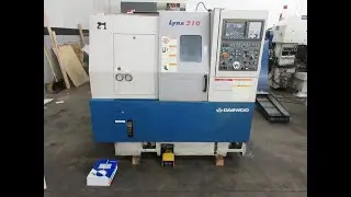 Daewoo Lynx 210A CNC Turning Center w Tailstock Chip Conveyor-SOLD