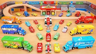 Disney Pixar Cars Unboxing Review | Lightning McQueen | Mattel Disney Pixar Cars Glow Racers Playset