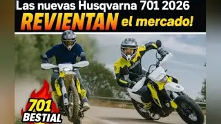 🔥 “¡Las nuevas Husqvarna 701 2026 REVIENTAN el mercado! Enduro y Supermoto brutales”