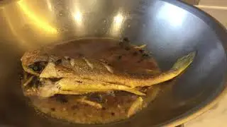 Yellow Croaker with black Beans and chives