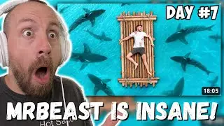 MRBEAST IS INSANE! MrBeast 7 Days Stranded At Sea (FIRST REACTION!)