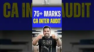 Get 70+ marks in CA Inter Audit...