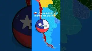 Verdaderos amigos de chile 🇨🇱😭😱 #countryballs #humor #viral #shorts