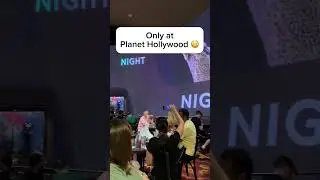 Only at Planet Hollywood... | #shorts #karaoke #singing