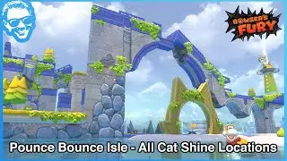 Pounce Bounce Isle - All Cat Shine Locations Guide - Bowser's Fury