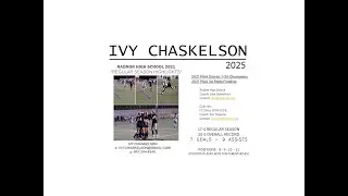 Ivy Chaskelson 2025- RADNOR HS 2021 REGULAR SEASON HIGHLIGHTS