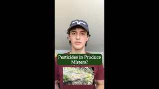 Do grocery stores mist produce with pesticides? Produce Maxx