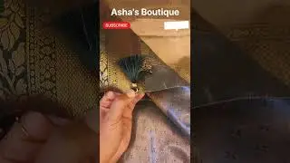Readymade saree tassels stitching