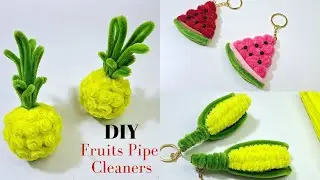 How to Make DIY Pineapple Décor, Watermelon & Corn Keychains