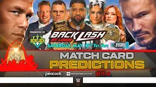 WWE Backlash 2025 - Match Card Predictions [v2]